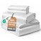 LANE LINEN 100 Egyptian Cotton Sheets Queen Size Naturally Cooling Breathable 4 Piece Silky Sateen Weave Queen Sheet Set UltraSoft Durable Hotel Luxury Sheets with 15 Snug Fit Deep Pockets White