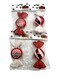 Kurt S. 6 REDWHITE CANDY ORNAMENT SET OF 4