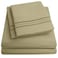 Sweet Home 1500 Supreme Collection Twin Sheet Sets Sage Green 3 Piece Bed Sheets and Pillowcase Set for Twin Mattress Extra Soft Elastic Corner Straps Deep Pocket Sheets Twin Sage Green