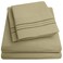 Sweet Home 1500 Supreme Collection Twin Sheet Sets Sage Green 3 Piece Bed Sheets and Pillowcase Set for Twin Mattress Extra Soft Elastic Corner Straps Deep Pocket Sheets Twin Sage Green