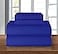 Elegant Comfort 1500 Thread Count Wrinkle Resistant Egyptian Quality Ultra Soft Luxurious 4 pcs Bed Sheet Set Deep Pocket Up to 16 Many Size and Colors King Royal Blue