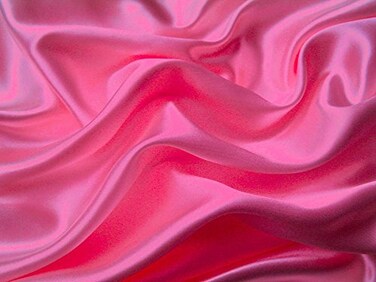 MK Home Mk Collection 4pc Queen Soft Silky Satin Solid Hot Pink Deep Pocket Sheet Set New