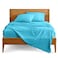 Bare Home Twin XL Sheet Set 1800 UltraSoft Microfiber Twin Extra Long Bed Sheets Double Brushed Deep Pockets Easy Fit 3 Piece Set Bedding Sheets Pillowcases Twin XL Aqua