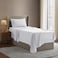 Nestl Twin Bed Sheet Set White Instantly Soft Microfiber No Breakin Wash 4Piece Deep Pocket Sheets Pillowcases Stays Put All Night
