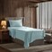 Nestl Twin Bed Sheet Set Light Blue Instantly Soft Microfiber No Breakin Wash 4Piece Deep Pocket Sheets Pillowcases Stays Put All Night