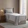 Nestl Twin XL Bed Sheet Set Light Grey Instantly Soft Microfiber No Breakin Wash 4Piece Deep Pocket Sheets Pillowcases Stays Put All Night