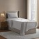 Nestl Twin XL Bed Sheet Set Light Grey Instantly Soft Microfiber No Breakin Wash 4Piece Deep Pocket Sheets Pillowcases Stays Put All Night