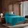 Nestl Queen Bed Sheet Set Teal Instantly Soft Microfiber No Breakin Wash 4Piece Deep Pocket Sheets Pillowcases Stays Put All Night