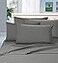 Elegant Comfort 6 Piece Wrinkle Resistant 1500 Premier Hotel Quality Ultra Soft Luxurious Bed Sheet Set Queen Gray