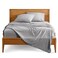 Bare Home Twin XL Sheet Set 1800 UltraSoft Microfiber Twin Extra Long Bed Sheets Double Brushed Deep Pockets Easy Fit 3 Piece Set Bedding Sheets Pillowcases Twin XL Light Grey
