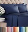CGK Unlimited King 6 Piece Sheet Set Comfy Breathable Cooling UltraSoft Hotel Luxury Bedding Set with 816 Inch Deep Pockets 1 Flat 1 Fitted Sheet 4 Pillowcases Wrinkle Free Easy Care Navy Blue