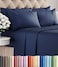 CGK Unlimited King 6 Piece Sheet Set Comfy Breathable Cooling UltraSoft Hotel Luxury Bedding Set with 816 Inch Deep Pockets 1 Flat 1 Fitted Sheet 4 Pillowcases Wrinkle Free Easy Care Navy Blue