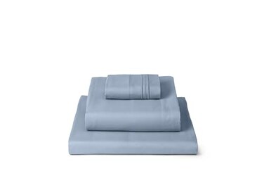 Mellanni Twin Sheets Set 3 PC Iconic Collection Bedding Hotel Luxury Extra Soft Cooling Bed Sheets Wrinkle Fade Stain Resistant Twin Blue Hydrangea
