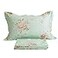 FADFAY Green Floral Bed Sheet Set Cotton Sheets 4Piece King Size