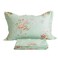 FADFAY Green Floral Bed Sheet Set Cotton Sheets 4Piece King Size