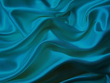 MK Home Mk Collection 4pc Full Size Soft Silky Satin Solid Turquoise Deep Pocket Sheet Set New