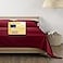 THREAD SPREAD 100 Egyptian Cotton Sheets Set California King Size 600 Series Bliss Collection Luxury Sheet Cal King Size 4 PC Burgundy Soft Hotel Bed Sheets Fits Mattress Upto 18