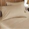PLUSHY COMFORT Luxury Queen Sleeper Sofa Bed Sheet Set Color Taupe Solid 100 Percent Egyptian Cotton 600 Thread Count Size 60x74x8