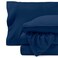 Bare Home Super Soft Fleece Sheet Set Full Size Extra Plush Polar Fleece NoPilling Bed Sheets All Season Cozy Warmth Full Dark Blue