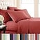 Southshore Fine Living Inc 21Inch Terracotta Sheets Extra Deep Pocket King Sheet Set 6 Piece King Size Sheets Set 100 Microfiber Pet Hair Resistant Bedding Hotel Quality Wrinkle Free Marsala
