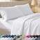 California Design Den Soft 100 Cotton King Sheet Set 400 Thread Count Good Housekeeping Award Winner Silky Smooth Sateen Weave with Deep Pockets Breathable and Durable Cotton Bedding Set White