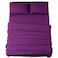 SONORO KATE Sheets Super Soft Microfiber 1800 Series 18 Inch Deep Pocket 4 Piece Queen Size Purple
