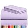 LuxClub 4 PC California King Sheet Set Breathable Luxury Bed Sheets Deep Pockets 18 Wrinkle Free Cooling Sheets Machine Washable Hotel Bedding Silky Soft Lavender Cal King