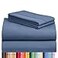 LuxClub 4 PC Queen Sheet Set Breathable Luxury Bed Sheets Deep Pockets 18 Wrinkle Free Cooling Sheets Machine Washable Hotel Bedding Silky Soft Oxford Queen