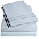 Sweet Home 1500 Supreme Collection Twin XL Sheet Sets Misty 3 Piece Bed Sheets and Pillowcase Set for Twin XL Mattress Extra Soft Elastic Corner Straps Deep Pocket Sheets Twin XL Misty