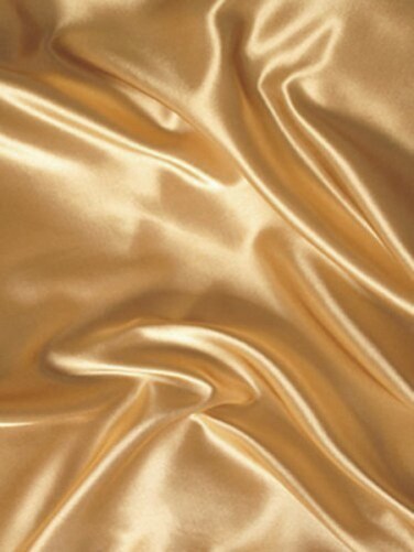 MK Home Mk Collection 4pc Soft Silky Satin Solid Color Deep Pocket Sheet Set Gold Full