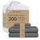 Threadmill Cotton Queen Sheet Set 100 Cotton Sheets for Queen Size Bed Solid Sateen Queen Bed Sheets Set with 16 Deep Pocket Soft Breathable 4Piece Cooling Bedding Sheet Set Dark Grey