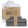 Threadmill Cotton Queen Sheet Set 100 Cotton Sheets for Queen Size Bed Solid Sateen Queen Bed Sheets Set with 16 Deep Pocket Soft Breathable 4Piece Cooling Bedding Sheet Set Dark Grey