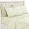 LDC LUX Ultra Soft WrinkleFree Microfiber Paisley Queen Sheet Set Cute Floral Pattern Boho Print 16 Deep Pocket Fitted Sheet Flat Sheet 4 Pillowcases Breathable OEKOTEX Ivory
