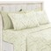 LDC LUX Ultra Soft WrinkleFree Microfiber Paisley Queen Sheet Set Cute Floral Pattern Boho Print 16 Deep Pocket Fitted Sheet Flat Sheet 4 Pillowcases Breathable OEKOTEX Ivory