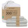Threadmill Cotton Queen Sheet Set 100 Cotton Sheets for Queen Size Bed Damask Jacquard Queen Bed Sheets Set with 16 Deep Pocket Soft Sateen Weave 4Piece Cooling Bedding Set Light Grey