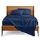 Bare Home Queen Sheet Set 1800 UltraSoft Microfiber Queen Bed Sheets Double Brushed Deep Pockets Easy Fit 4 Piece Set Bedding Sheets Pillowcases Queen Dark Blue