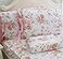 FADFAY Cotton Bed Sheets Set Shabby Rose Floral Print Sheet Bedding 4Piece Twin Size