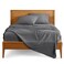Bare Home Split King Sheet Set 1800 UltraSoft Microfiber Bed Sheets Double Brushed Deep Pockets Easy Fit 5 Piece Set Bedding Sheets Pillowcases Split King Grey