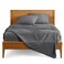 Bare Home Split King Sheet Set 1800 UltraSoft Microfiber Bed Sheets Double Brushed Deep Pockets Easy Fit 5 Piece Set Bedding Sheets Pillowcases Split King Grey