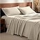 Bare Home Flannel Sheet Set 100 Cotton Velvety Soft Heavyweight Double Brushed Flannel Deep Pocket Queen Sand