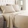 Danjor Linens Twin Bunk Bed Sheets w 2 Pillowcases Lightweight Brushed Microfiber Deep Pockets 4 Piece Fitted Bedding Sets Taupe
