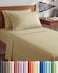 CGK Unlimited Twin XL 4 Piece Sheet Set Comfy Breathable Cooling Ultra Soft Hotel Luxury Bedding Set w 816 Inch Deep Pockets 1 Flat 1 Fitted Sheet 2 Pillowcases Wrinkle Free and Easy Care Beige