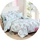 FADFAY Bed in a Bag Set 7Pieces Shabby Floral Bedding Set Queen Size Premium 100 Cotton Hydrangea French Country Deep Pocket Sheets Zipper Duvet Cover Pillow Shams Set