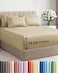 CGK Unlimited Extra Deep King Sheet Set 6 Piece Breathable and Cooling Sheets Hotel Luxury Bedding for Women Men Kids Teens Easy Secure Fit Soft Wrinkle Free and Comfy Extra Deep Pockets Beige