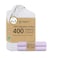 Threadmill Queen Pillowcases Certified 100 Egyptian Cotton 2 Piece Pillow Cover Set 400 Thread Count Sateen Weave Comfortable ELS Combed Cotton Solid Lilac Soft Pillow Cases