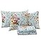 FADFAY Shabby Floral Bedding Elegant Peony Sheets Set Luxury Bedding Collections 100 Egyptian Cotton Deep Pocket 4 PieceKing Size