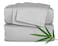 Pure Bamboo King Sheets Genuine 100 Organic Viscose Derived from Bamboo Bed Sheet Set Luxuriously Soft Cooling Double Stitching 2 Year Quality Promise King Silver Pearl