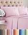 CGK Unlimited King 6 Piece Sheet Set Comfy Breathable Cooling UltraSoft Hotel Luxury Bedding Set with 816 Inch Deep Pockets 1 Flat 1 Fitted Sheet 4 Pillowcases Wrinkle Free Easy Care Light Pink