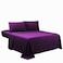 Sfoothome Purple Queen Sheets Set Hotel Luxury 4Piece Bed Set Extra Deep Pocket 1800 Series Bedding Set Wrinkle Fade Resistant Sheet Pillow Case Set Queen Purple