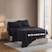Nestl Extra Deep Queen Sheet Set 6 Piece Breathable Cooling Sheets Hotel Luxury Bedding Set w1824 Inch Deep Pockets Easy Secure Fit Super Soft Wrinkle Free Comfy Black